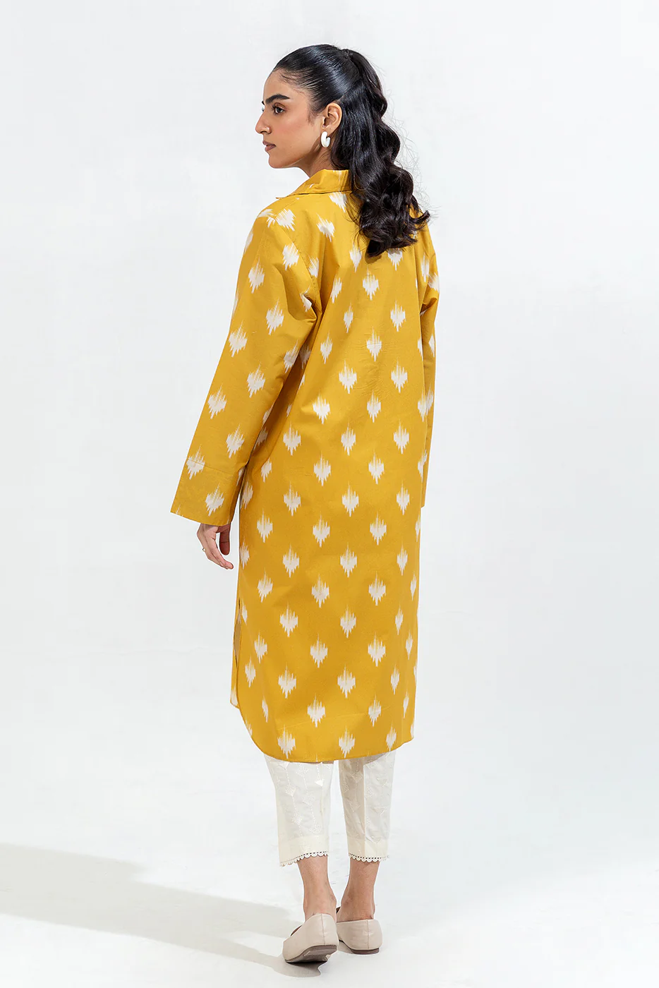PRINTED CAMBRIC SHIRT (PRET) - Image 3