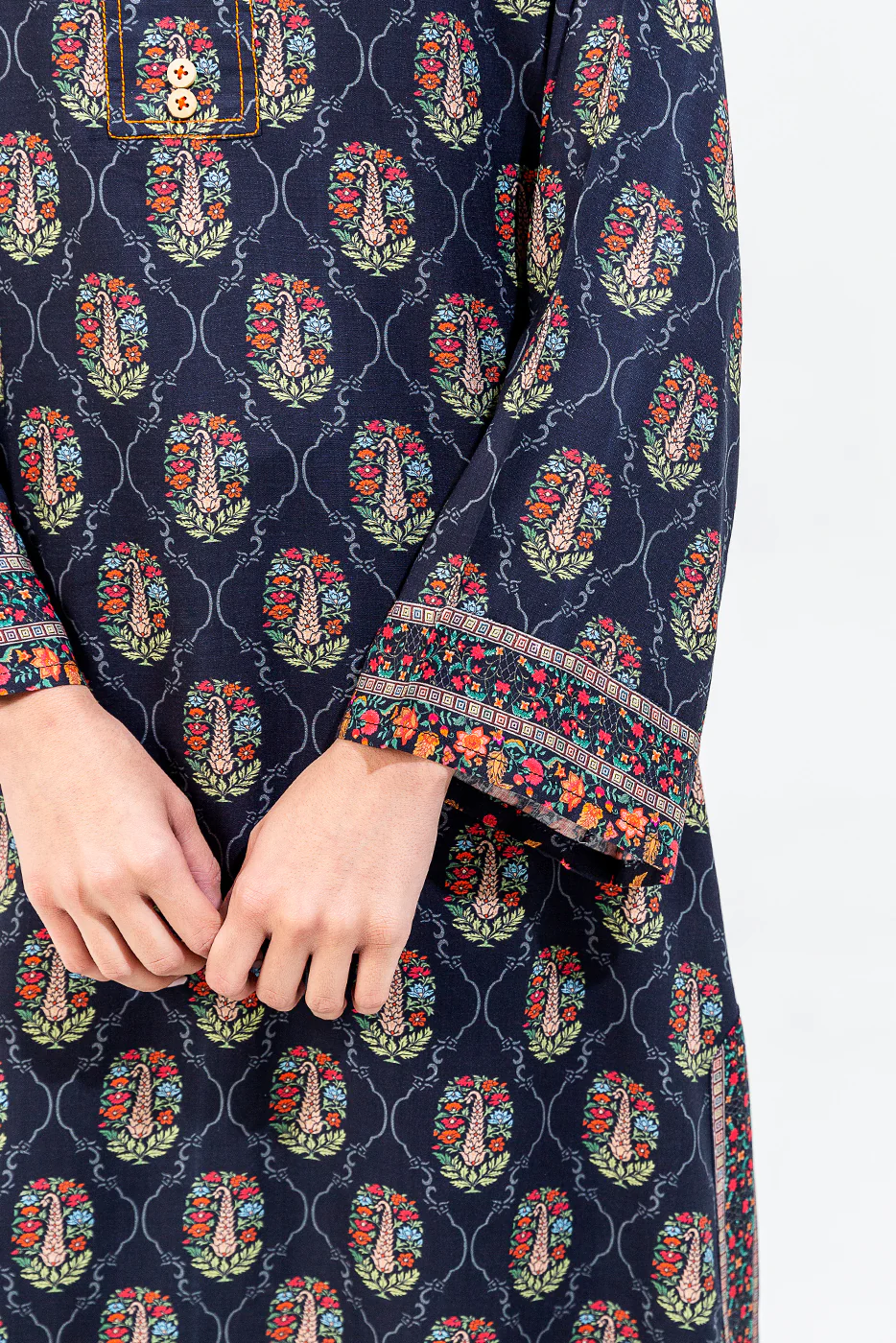 PRINTED VISCOSE SHIRT (PRET) - Image 5