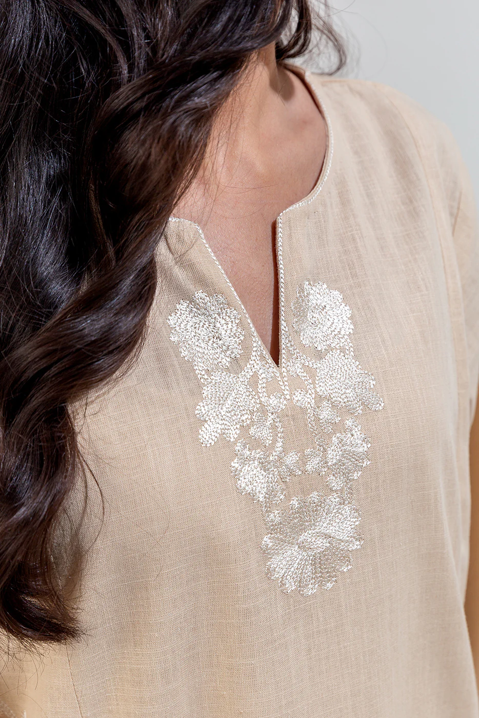 2 PIECE EMBROIDERED KHADDAR SUIT (PRET) - Image 4
