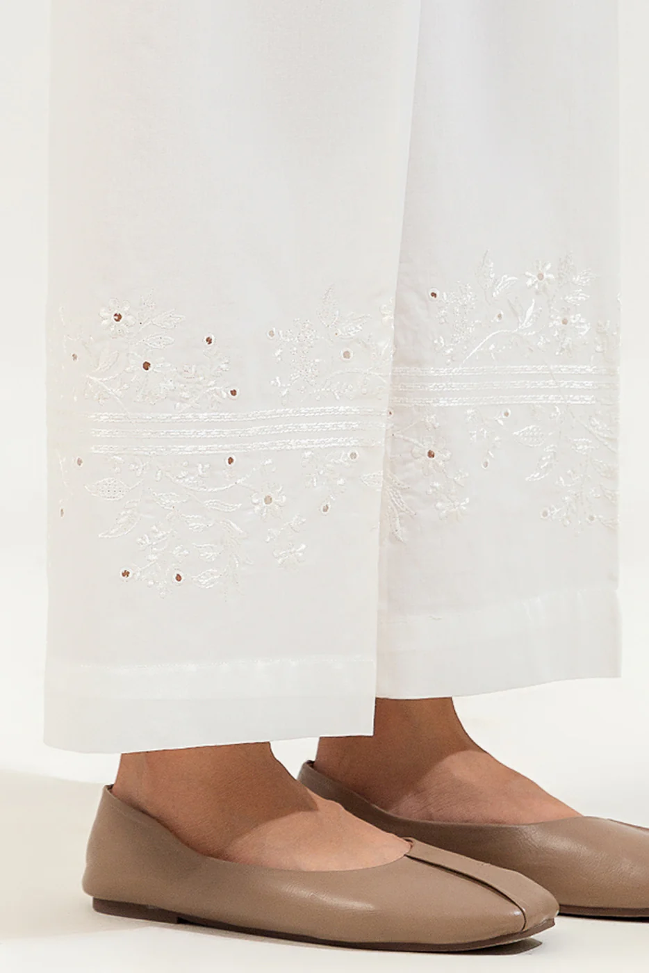 EMBROIDERED CULOTTE PANTS - Image 2