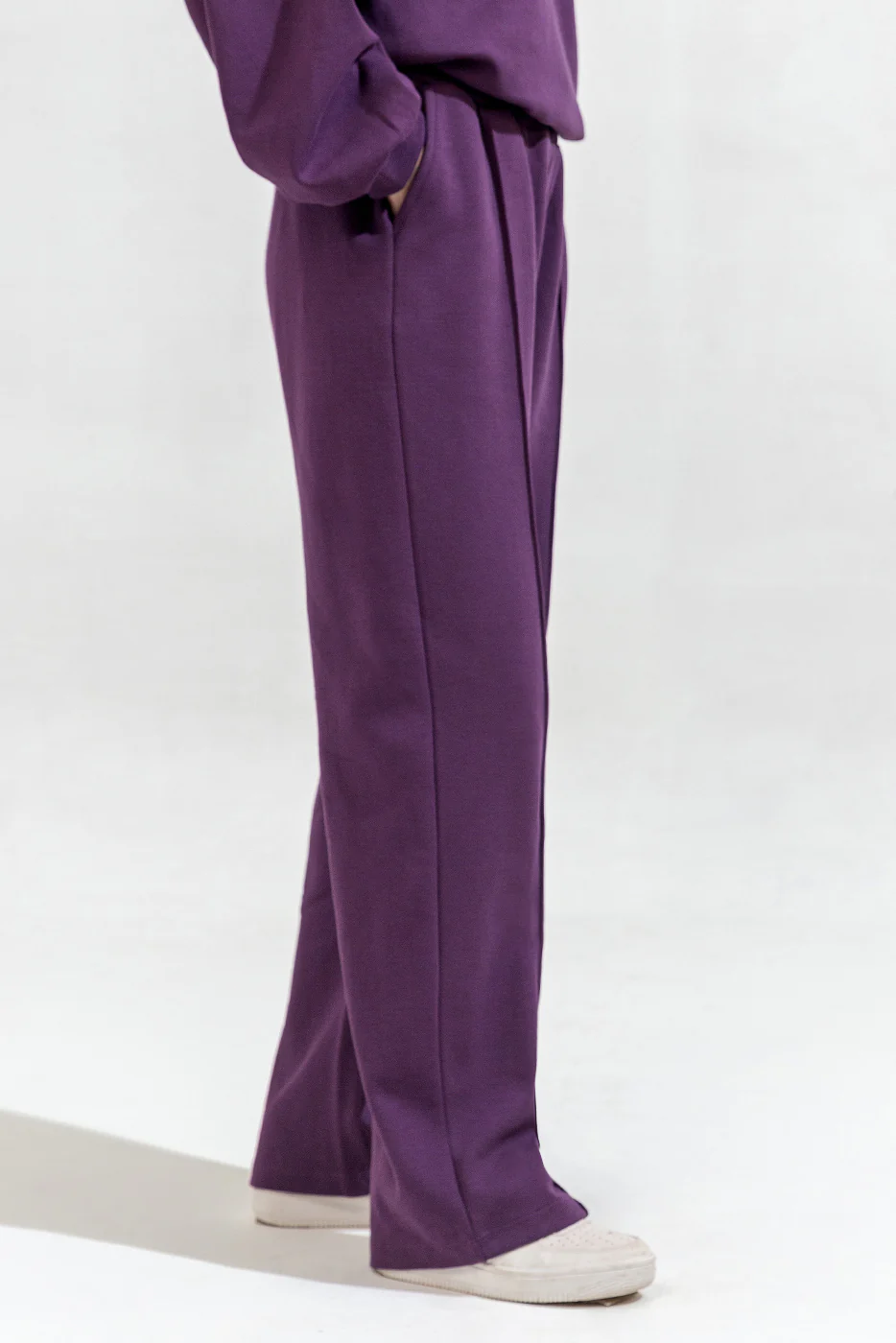 PLEATED WIDE LEG TROUSER - Image 2