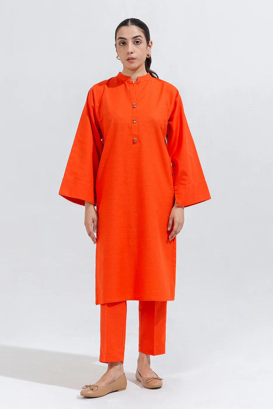 2 PIECE BASIC KHADDAR SUIT (PRET) - Image 2