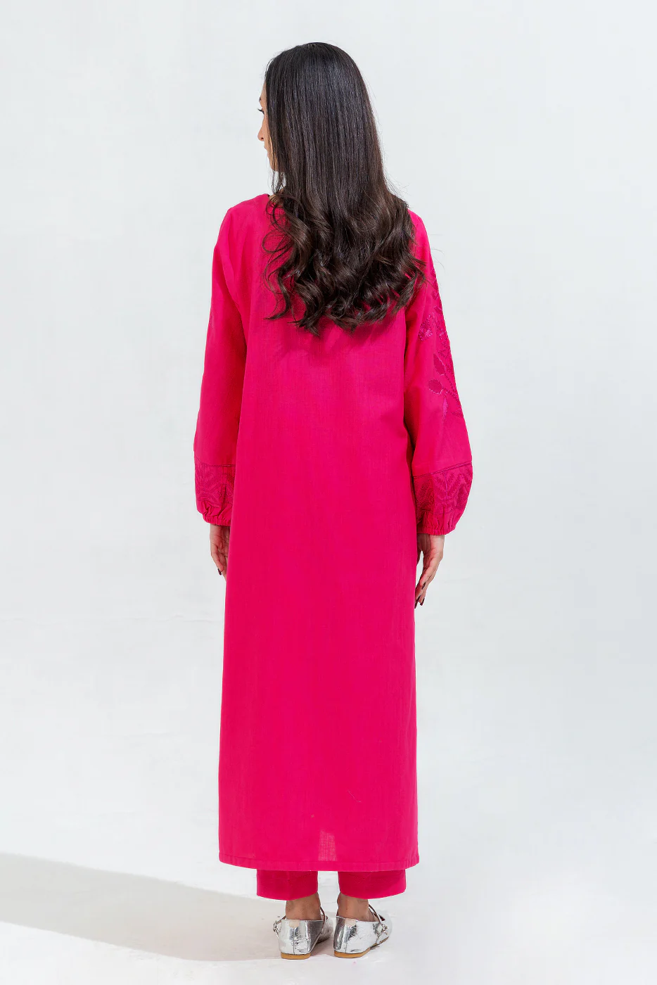 2 PIECE EMBROIDERED KHADDAR SUIT (PRET) - Image 4