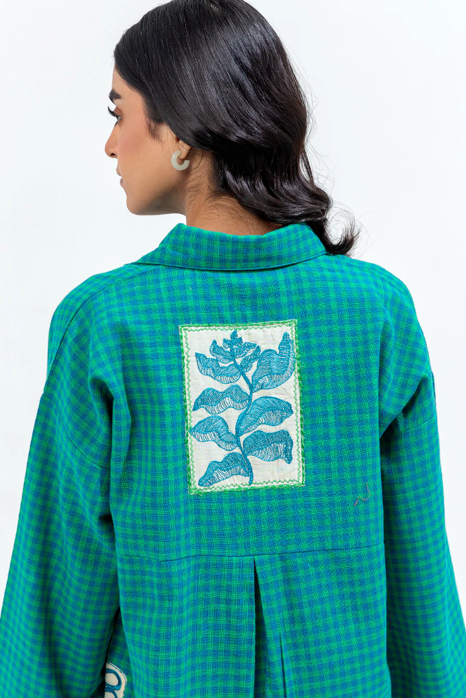 2 PIECE EMBROIDERED JACQUARD SUIT (PRET) - Image 3
