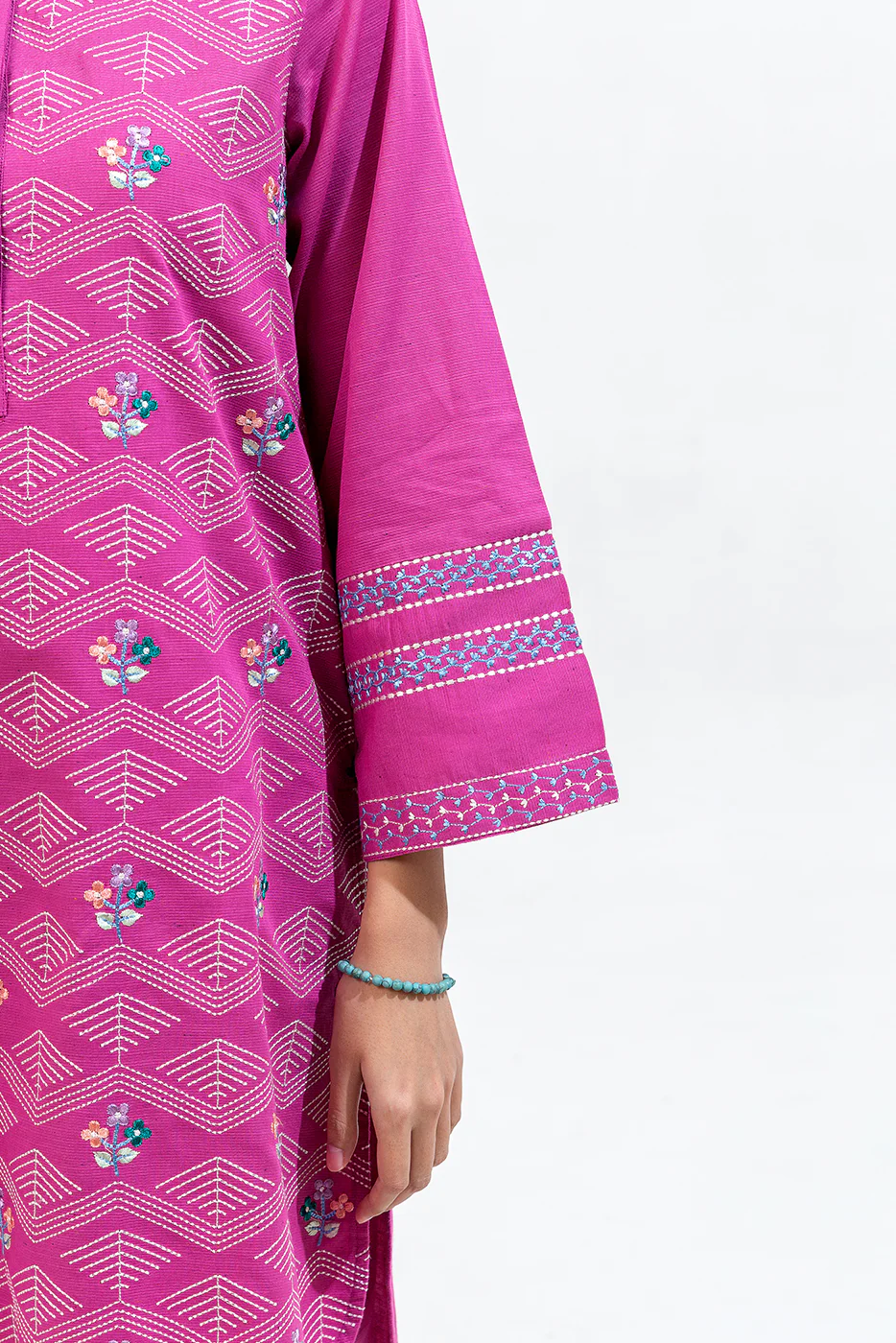 2 PIECE EMBROIDERED KHADDAR SUIT (PRET) - Image 6