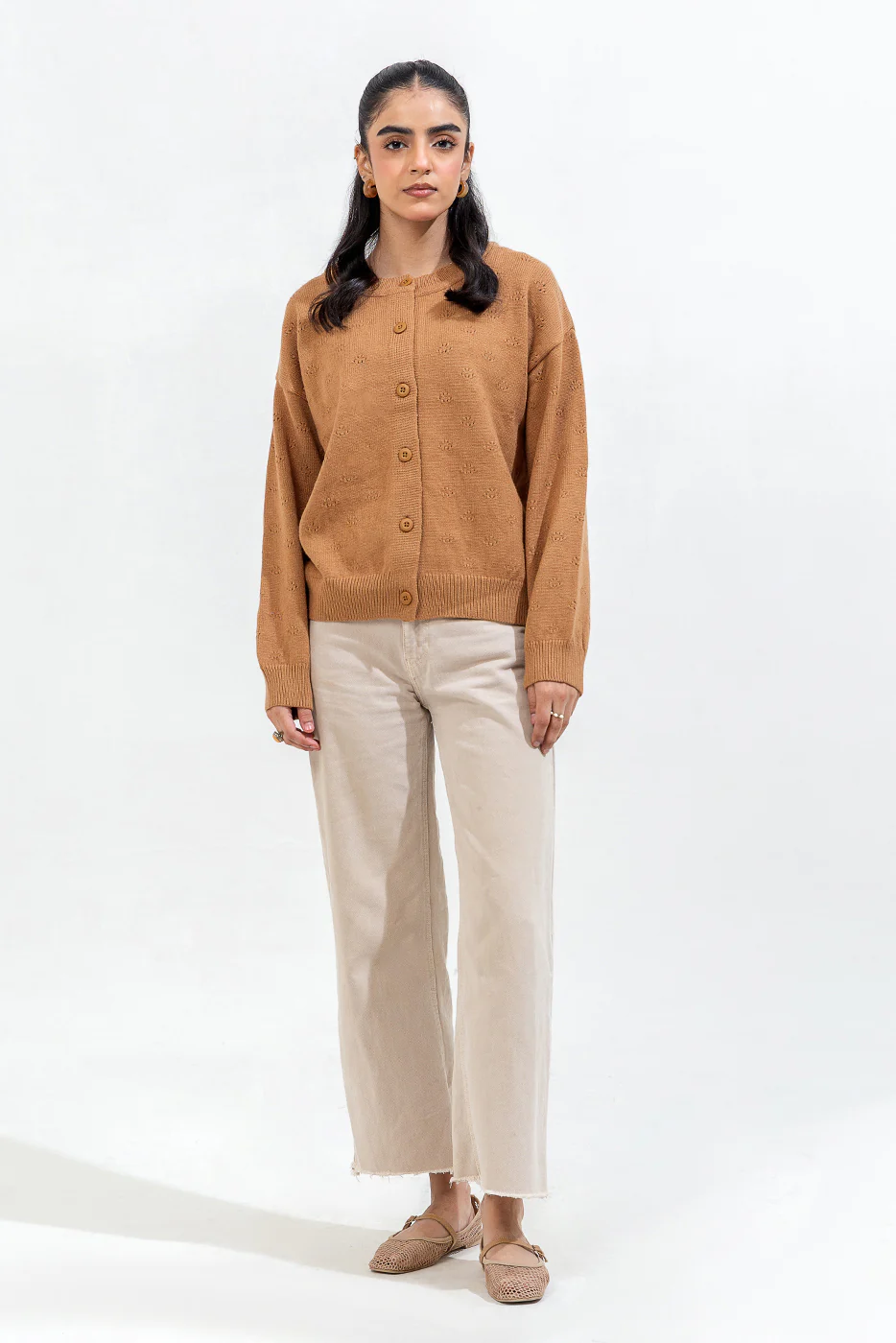 CREW NECK CARDIGAN - Image 2