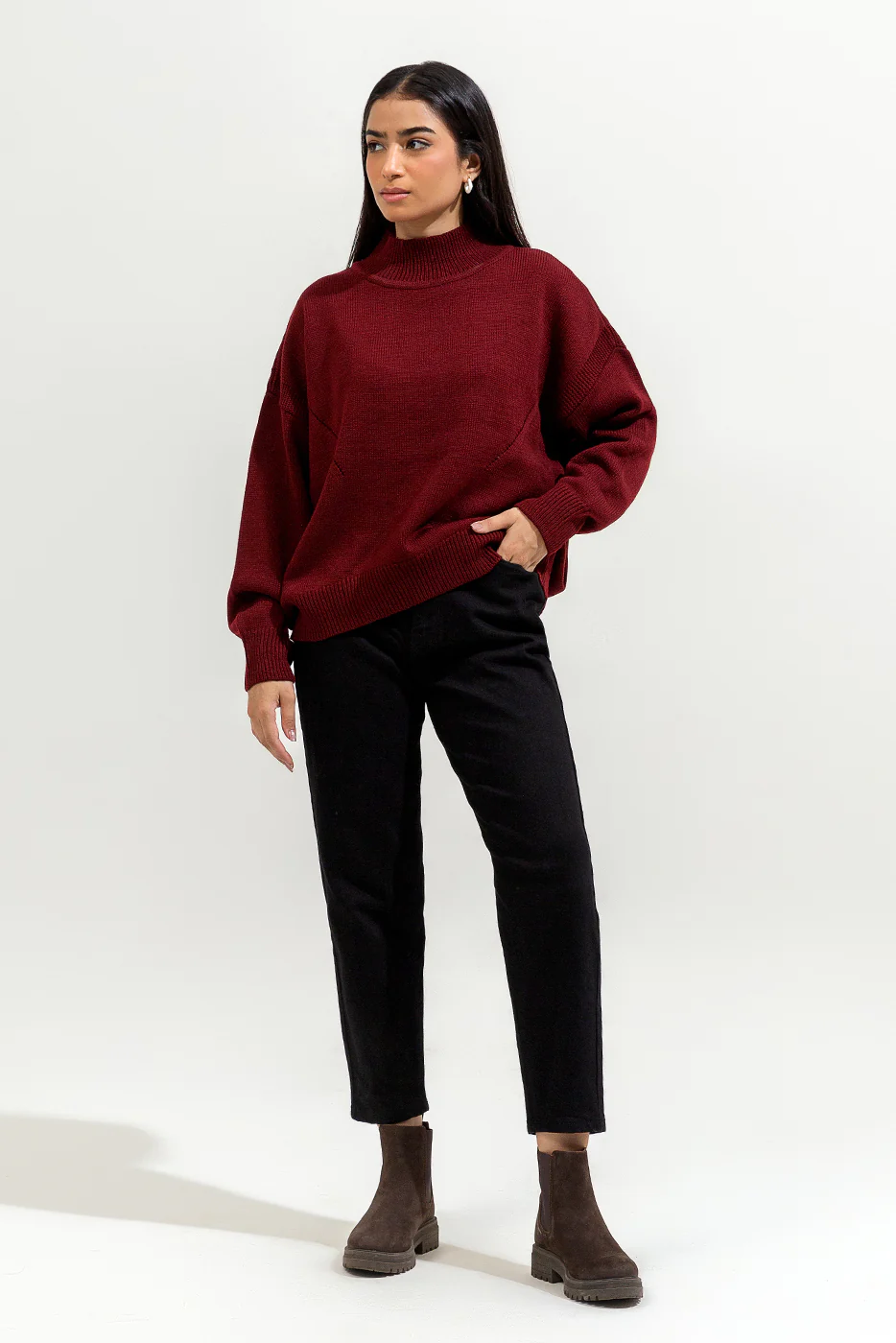 LOOSE KNITTED PULLOVER - Image 3