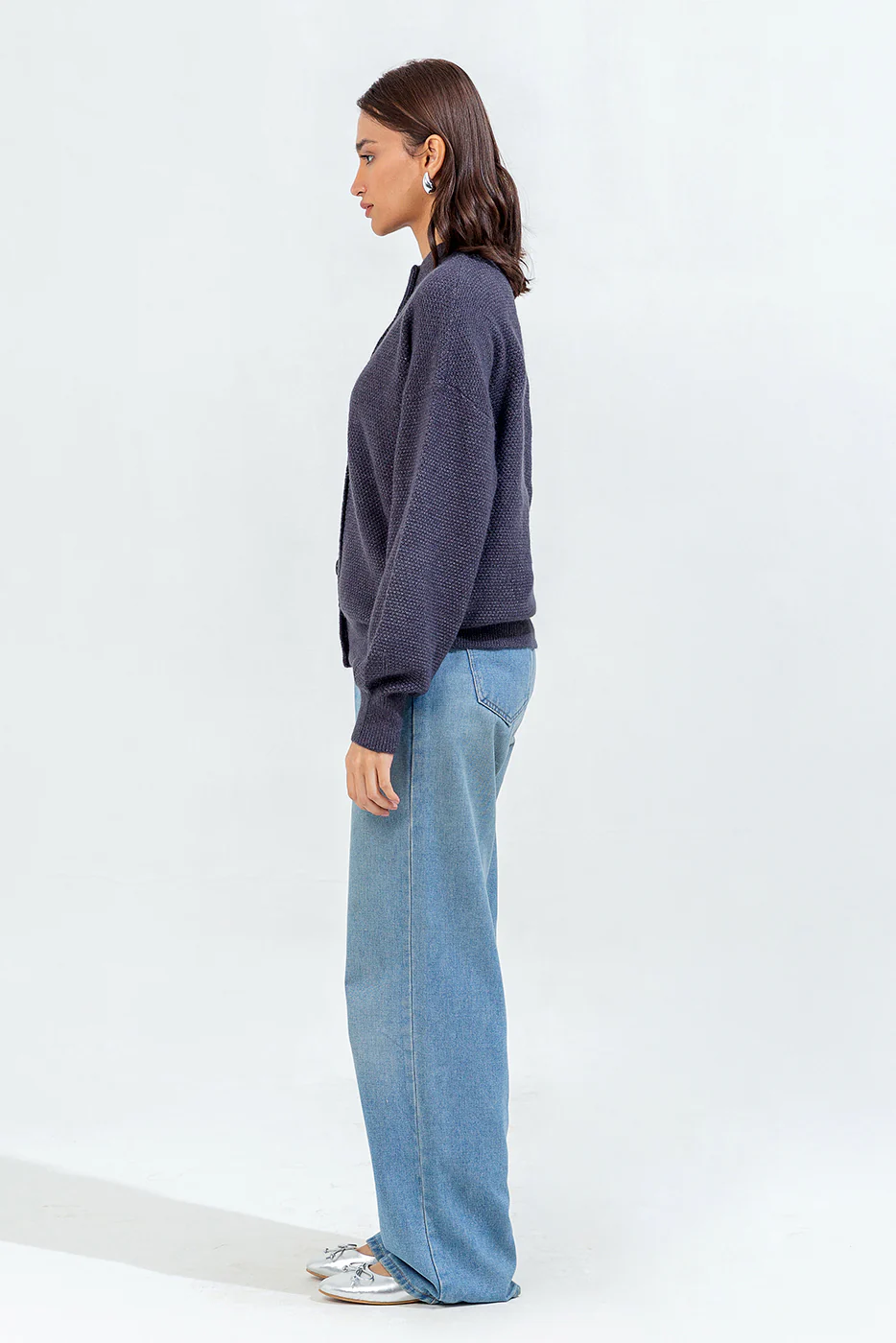 CREW NECK CARDIGAN - Image 4