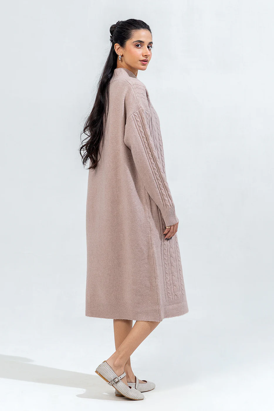 KNITTED LONG DRESS - Image 4