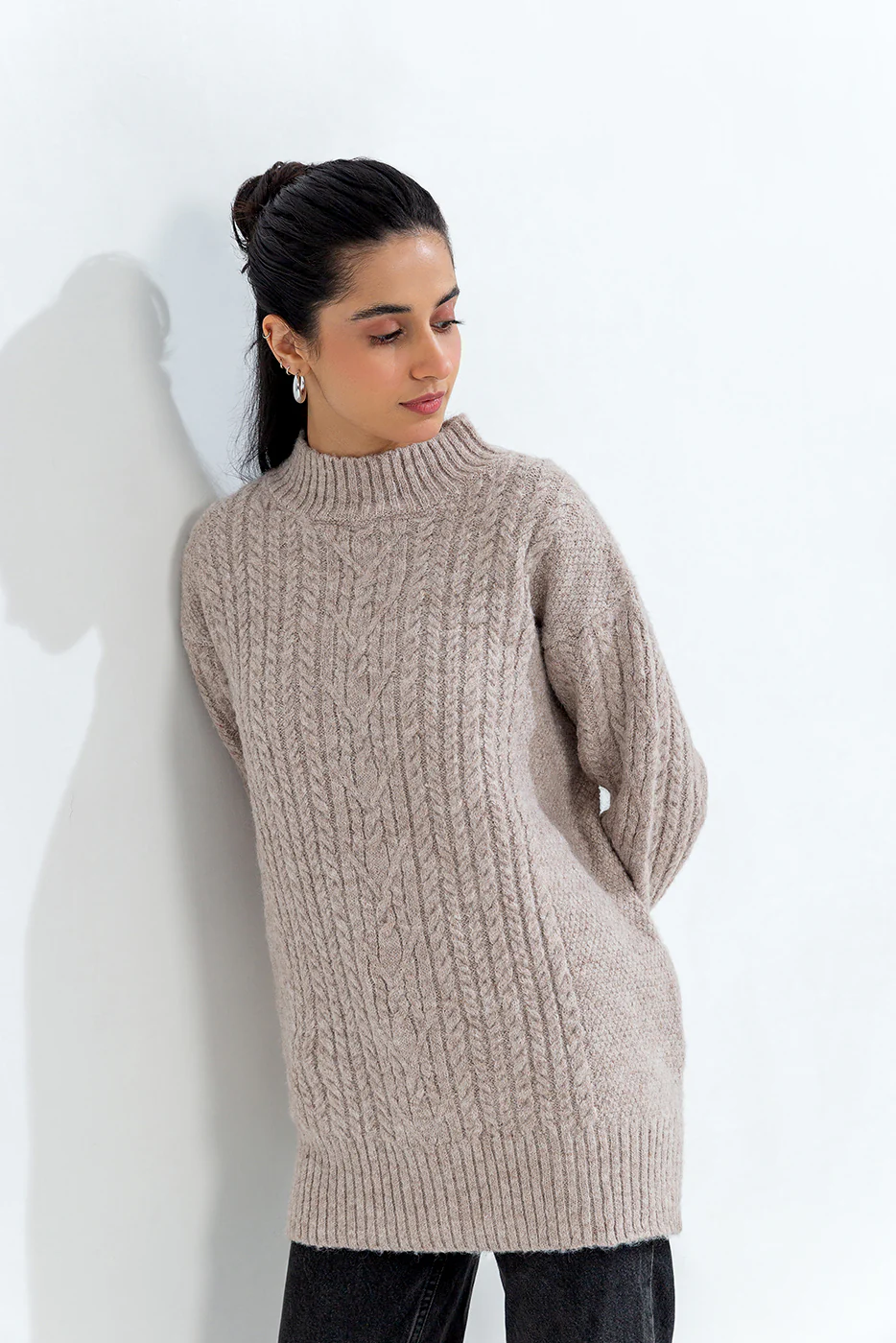 MOCK TURTLE NECK PULLOVER - Image 2