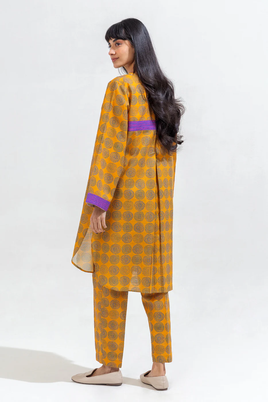 PRINTED KHADDAR SHIRT (PRET) - Image 3