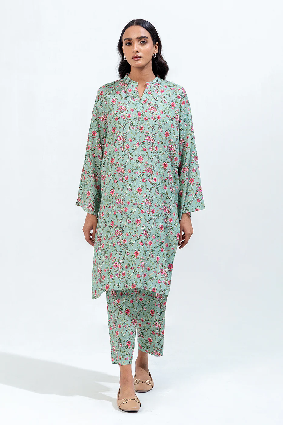 PRINTED VISCOSE SHIRT (PRET) - Image 2