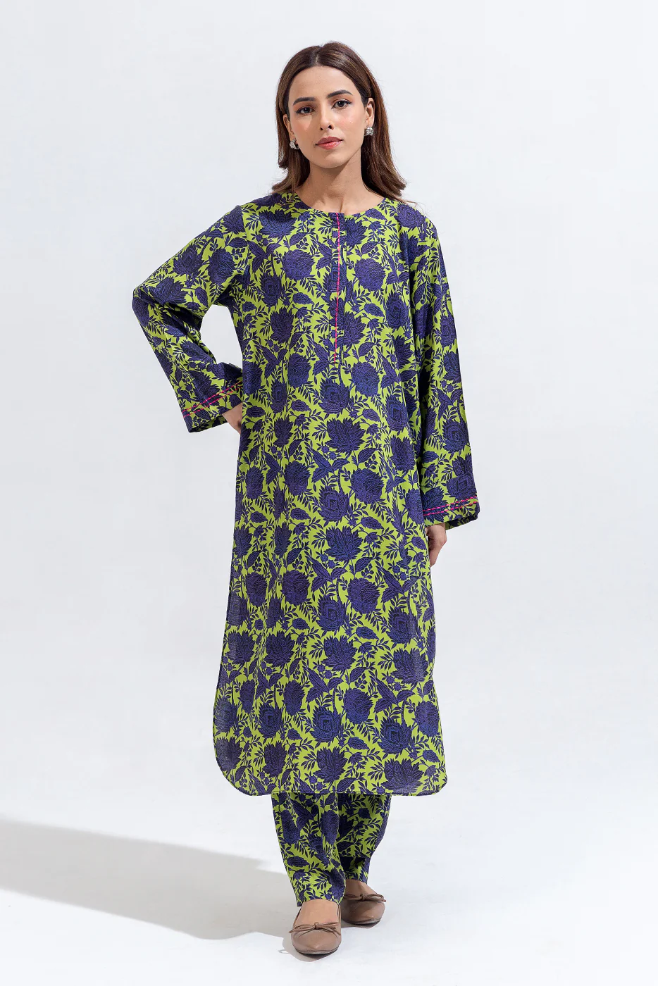 PRINTED VISCOSE SHIRT (PRET) - Image 2