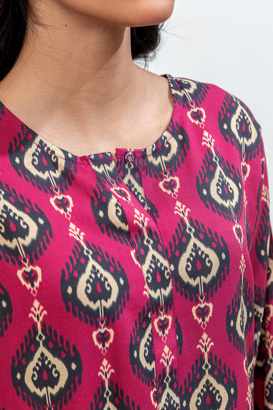 PRINTED VISCOSE SHIRT (PRET) - Image 4