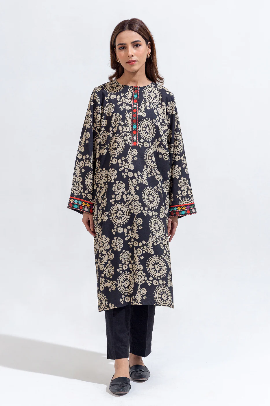 PRINTED VISCOSE SHIRT (PRET) - Image 2