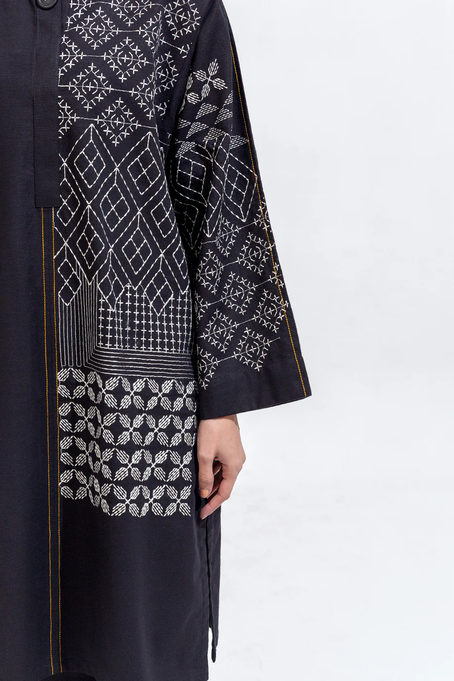 2 PIECE EMBROIDERED KHADDAR SUIT (PRET) - Image 4