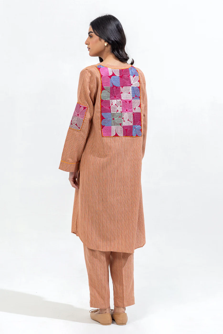 2 PIECE BASIC DOBBY SUIT (PRET) - Image 5