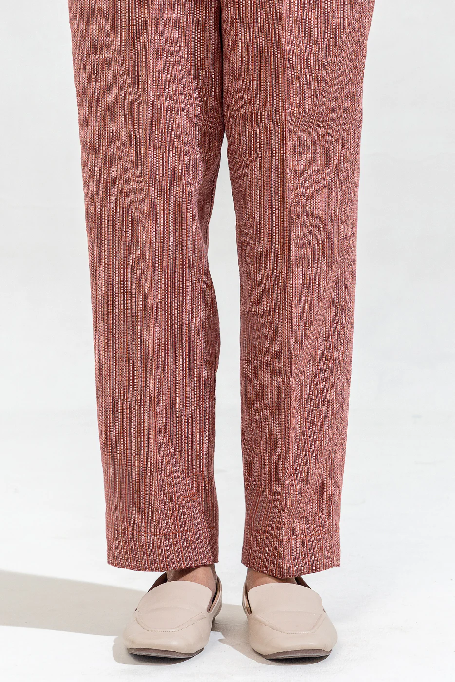 2 PIECE EMBROIDERED DOBBY SUIT (PRET) - Image 4