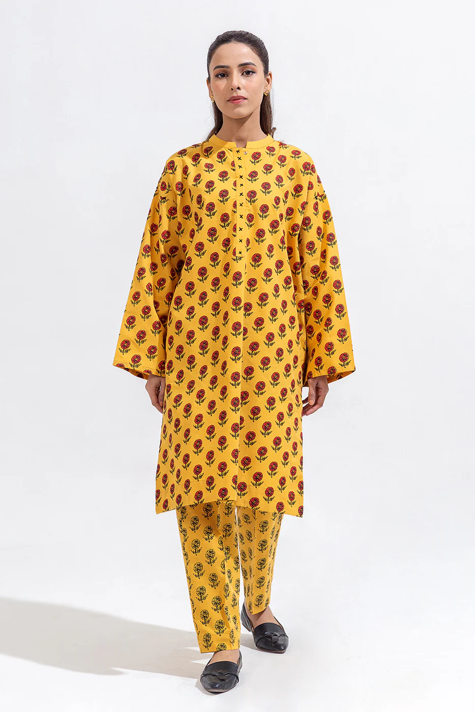 2 PIECE EMBROIDERED KHADDAR SUIT (PRET) - Image 3