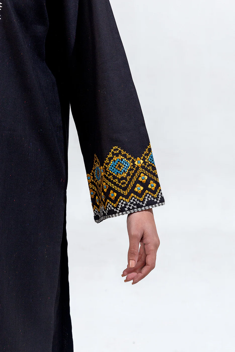 2 PIECE EMBROIDERED KHADDAR SUIT (PRET) - Image 2