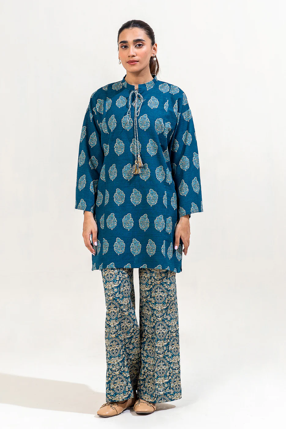 2 PIECE PRINTED KHADDAR SUIT-BERRY TALE (UNSTITCHED) - Image 2