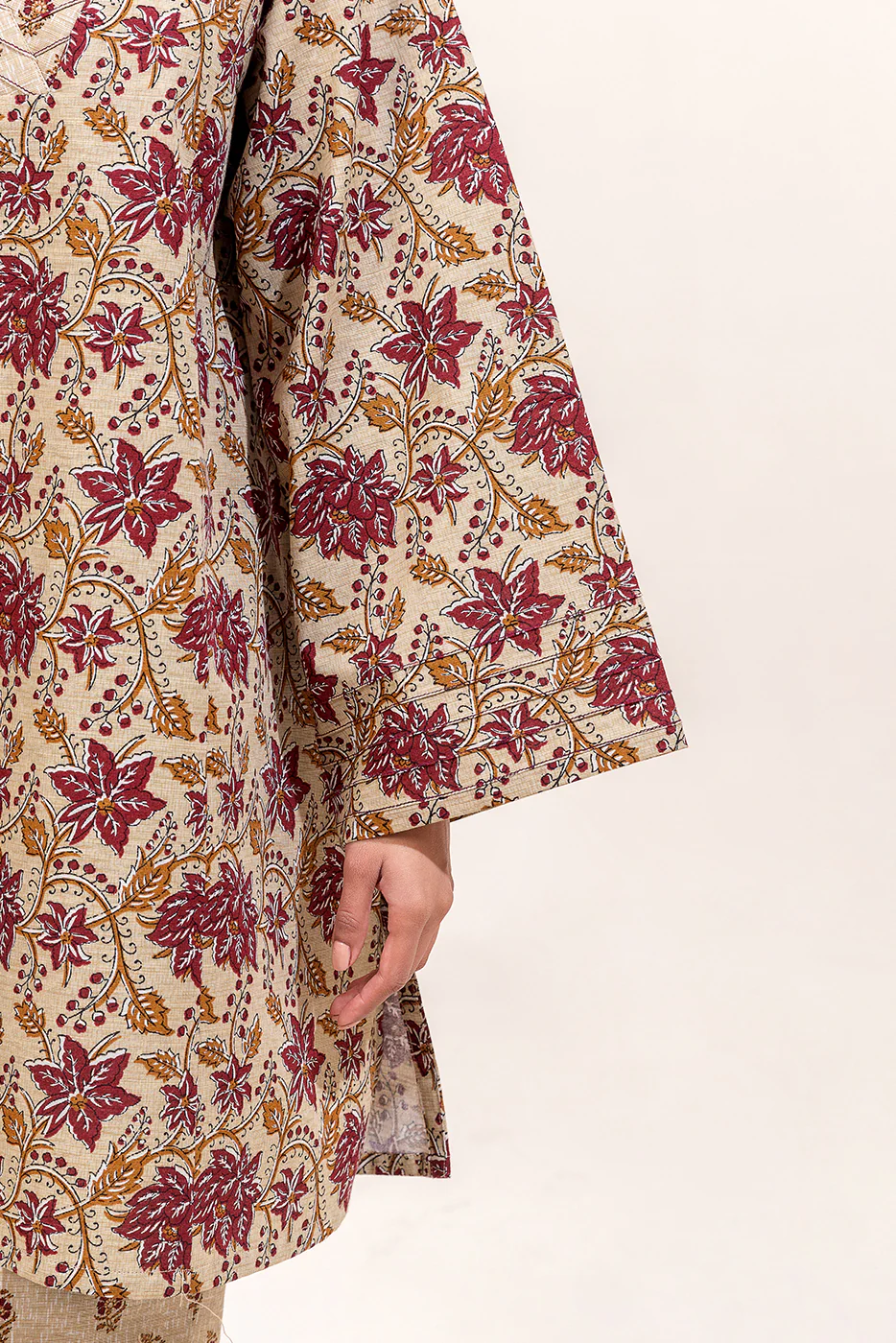 2 PIECE PRINTED KHADDAR SUIT-FLORAL CHARM (UNSTITCHED) - Image 5