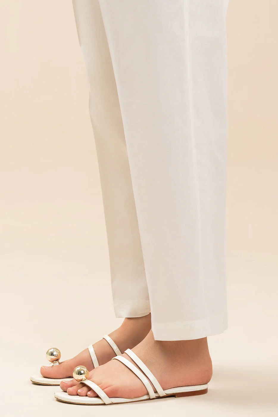 BASIC STRAIGHT PANTS - Image 2