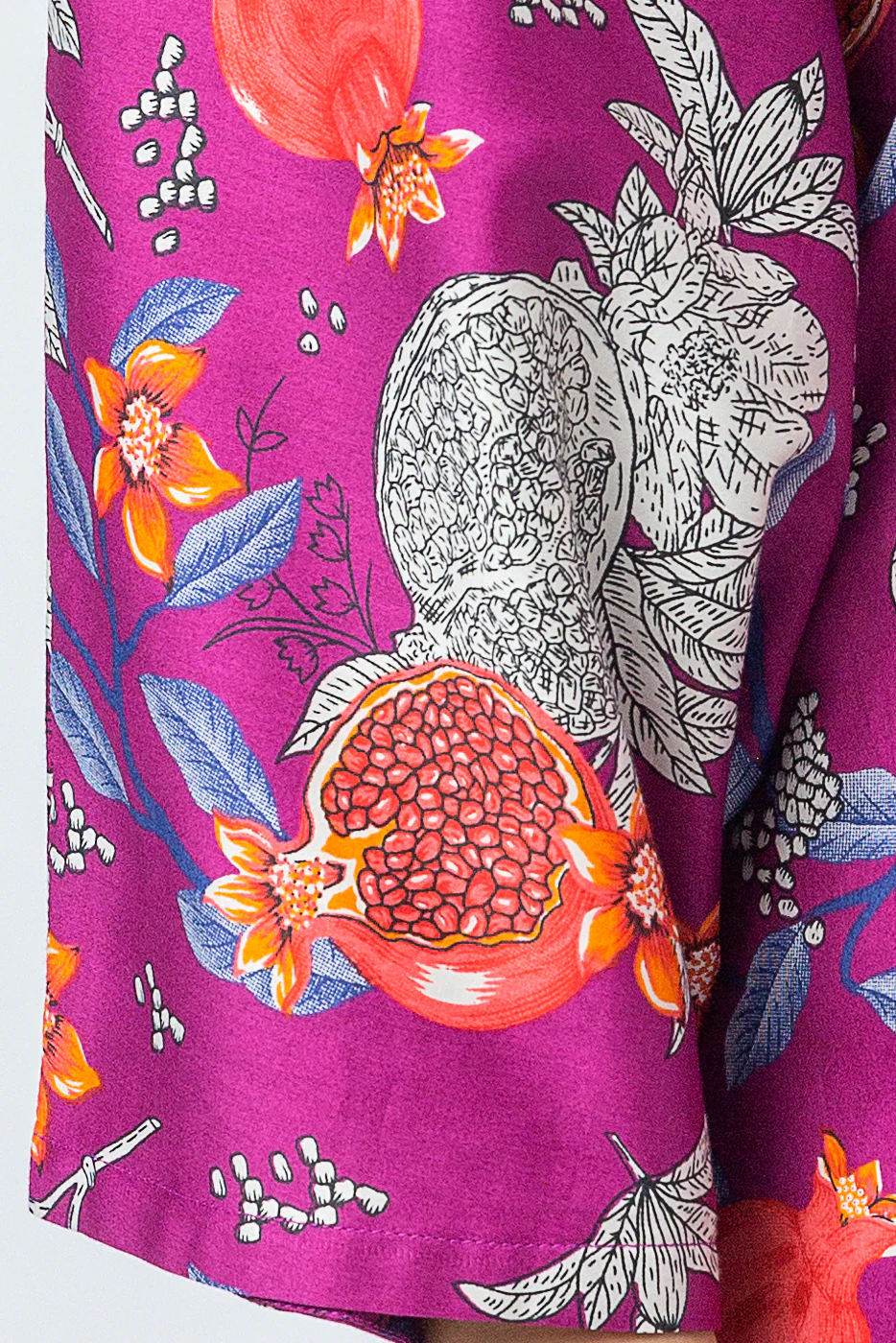 2 PIECE - PRINTED COTTON SATIN SUIT - FRUITY PUNCH (UNSTITCHED) - Image 3
