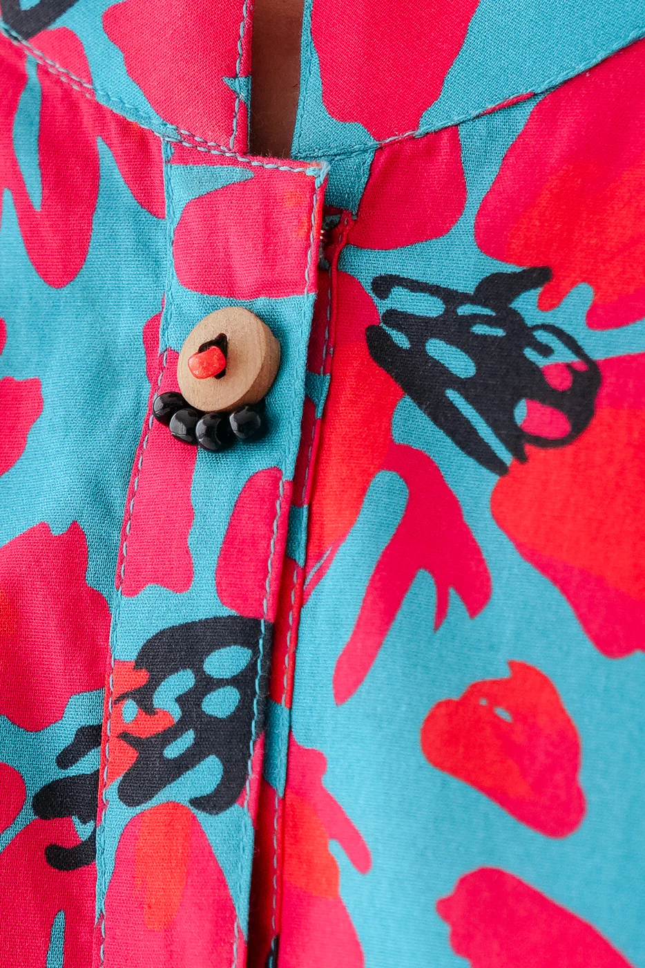 PRINTED CAMBRIC SHIRT (PRET) - Image 3