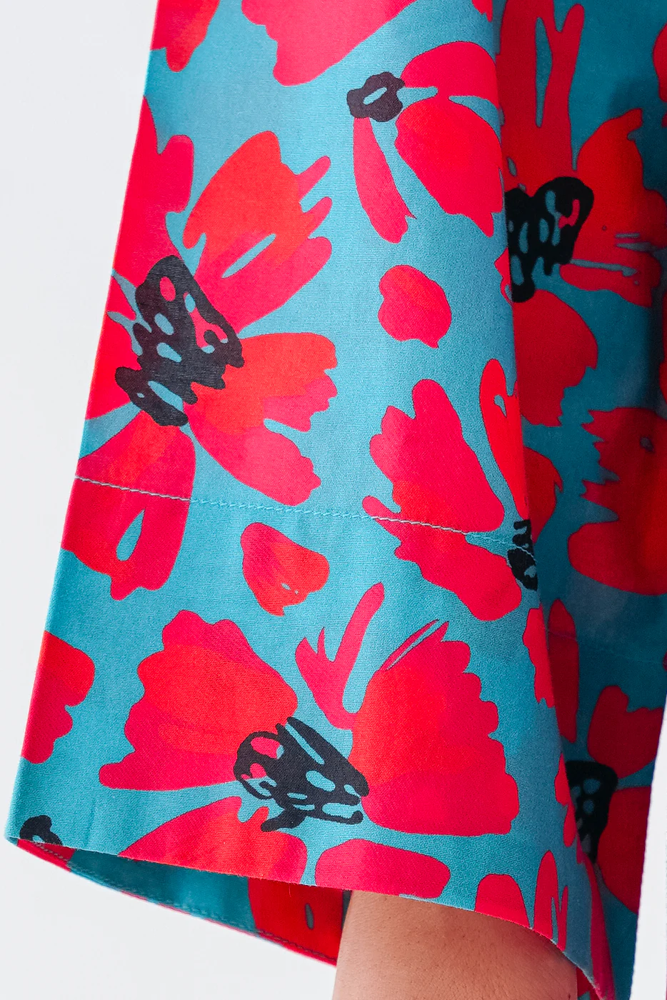 PRINTED CAMBRIC SHIRT (PRET) - Image 4