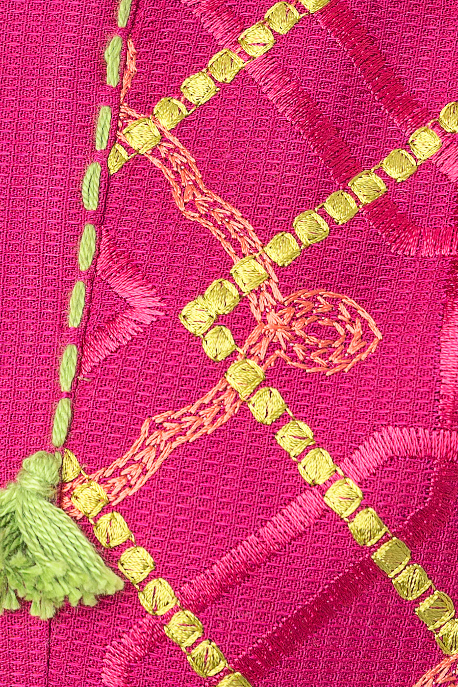 EMBROIDERED DOBBY SHIRT (PRET) - Image 3