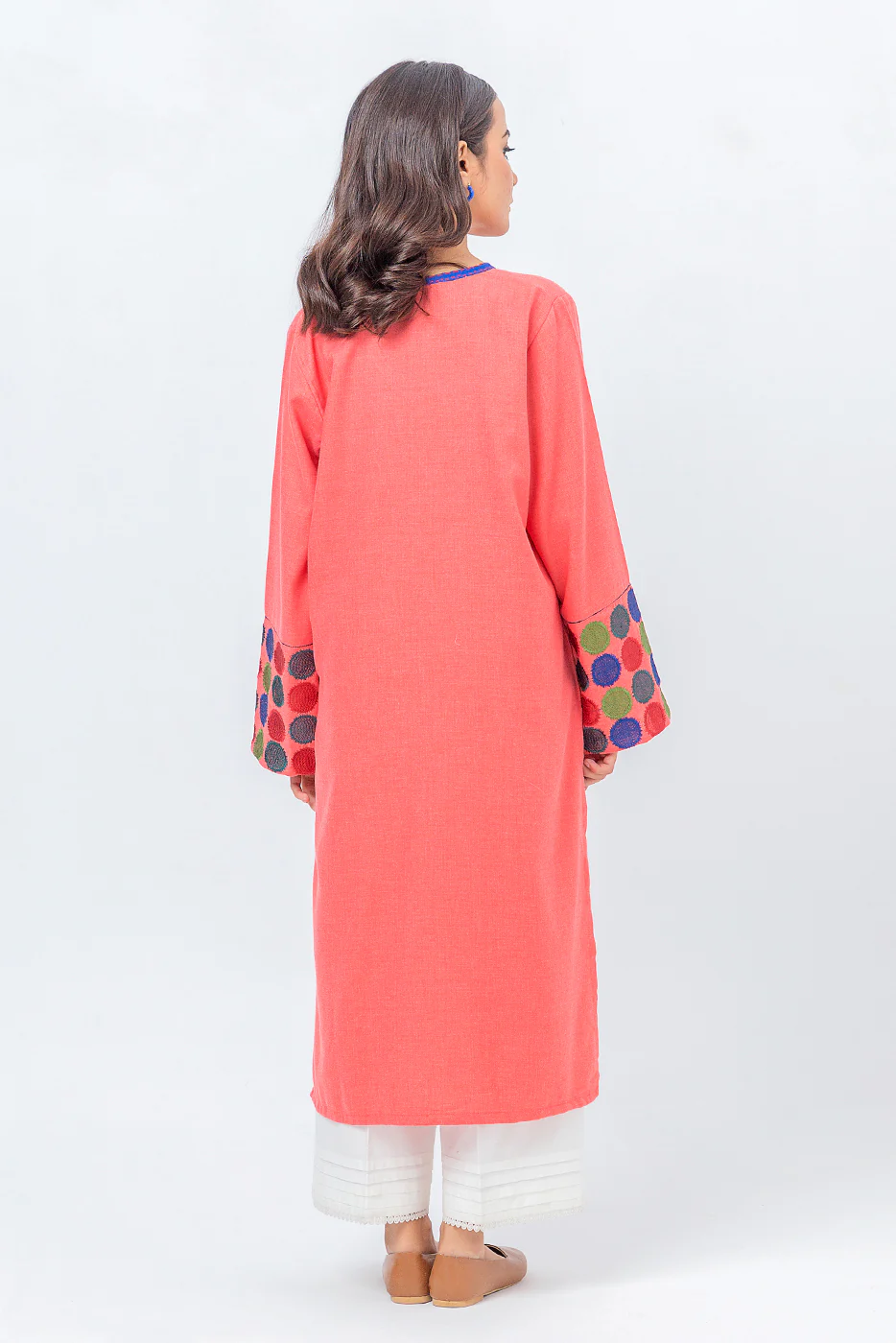 EMBROIDERED TWILL SHIRT (PRET) - Image 2