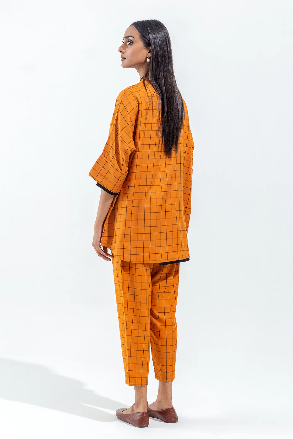 2 PIECE YARN DYED SUIT (PRET) - Image 2