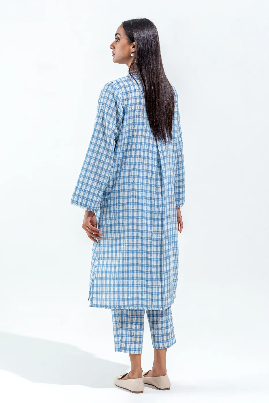 2 PIECE BASIC YARN DYED SUIT (PRET) - Image 3