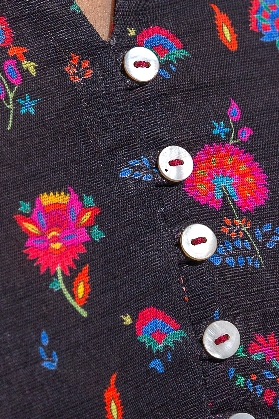 PRINTED KHADDAR SHIRT (PRET) - Image 3