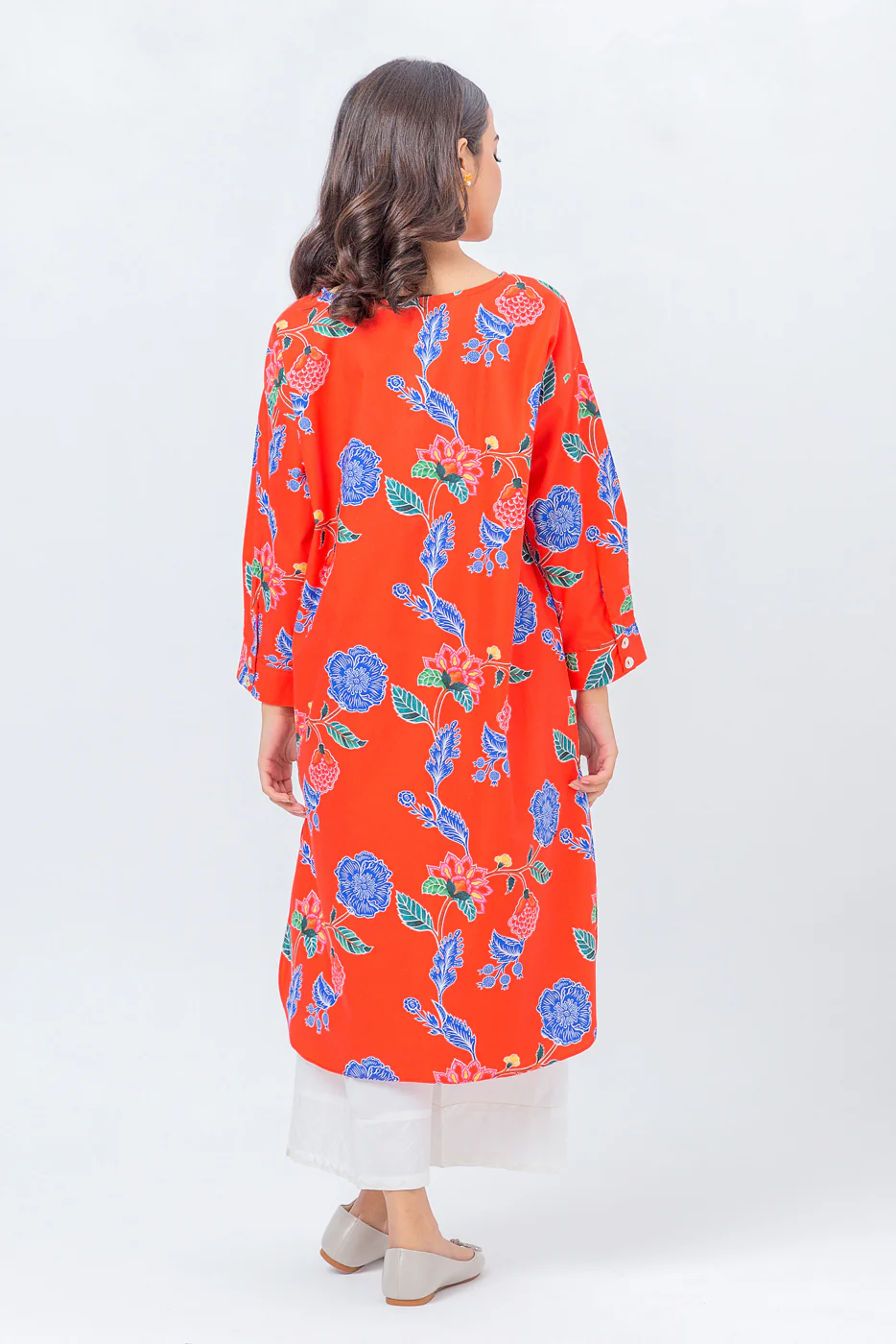 PRINTED POPLIN SHIRT (PRET) - Image 3