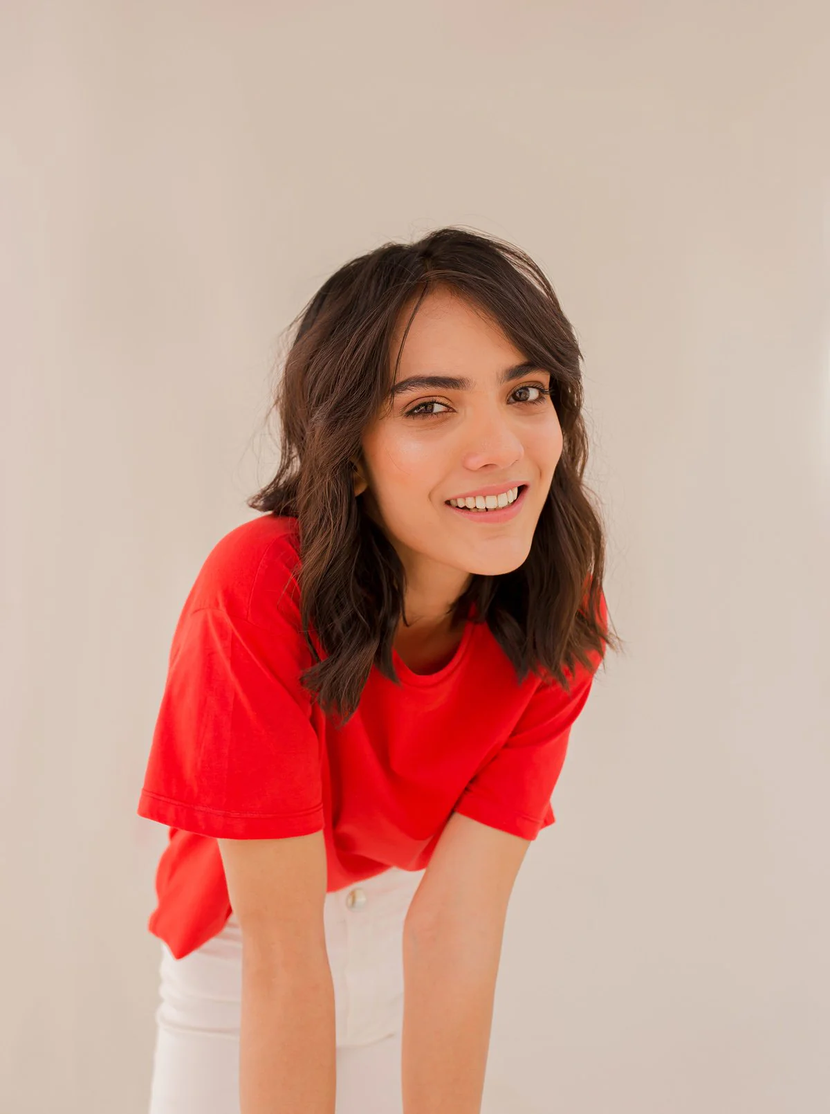 RED REGULAR FIT T-SHIRT - Image 2