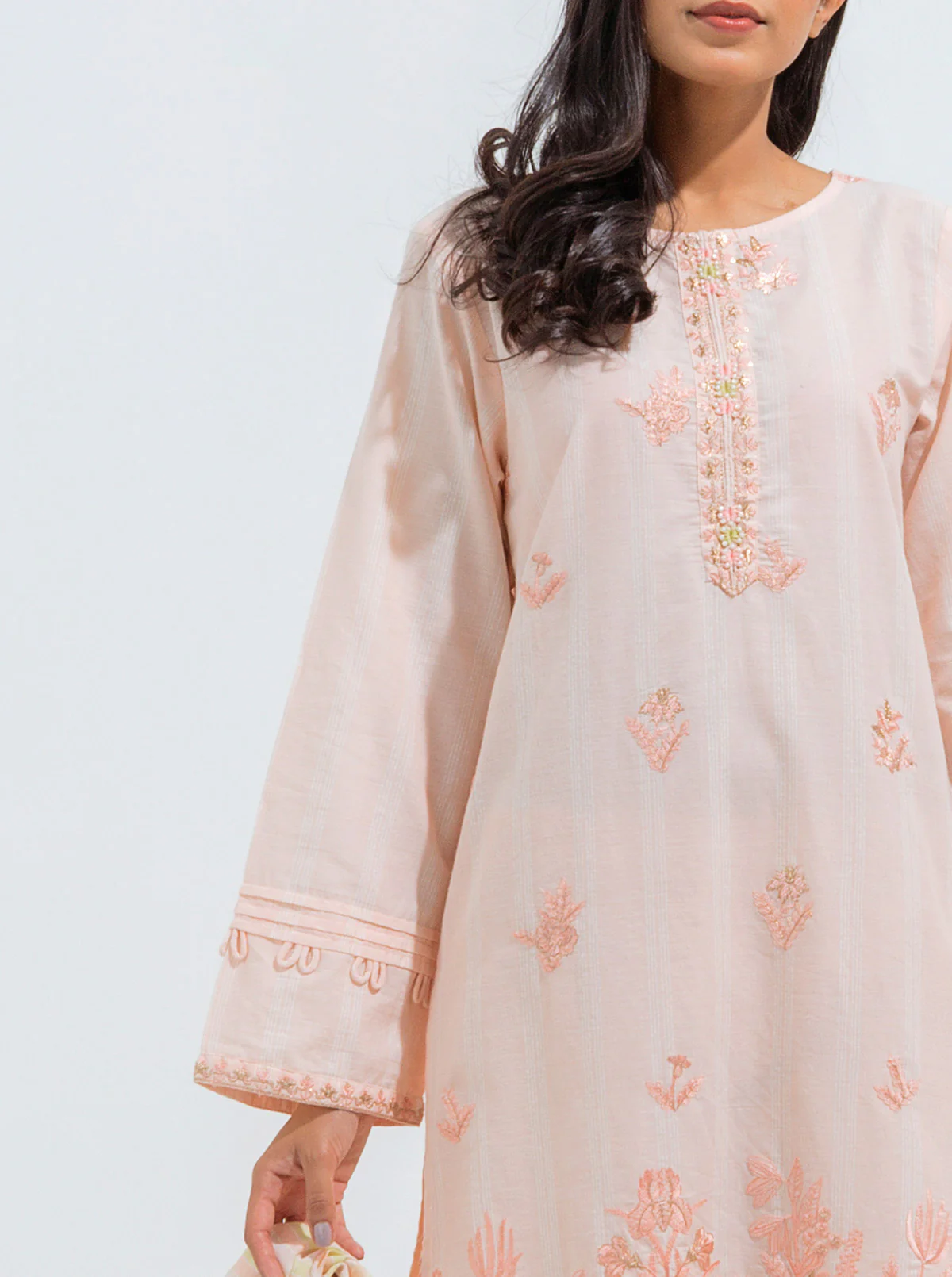 EMBROIDERED SHIRT WITH DUPATTA - Image 4