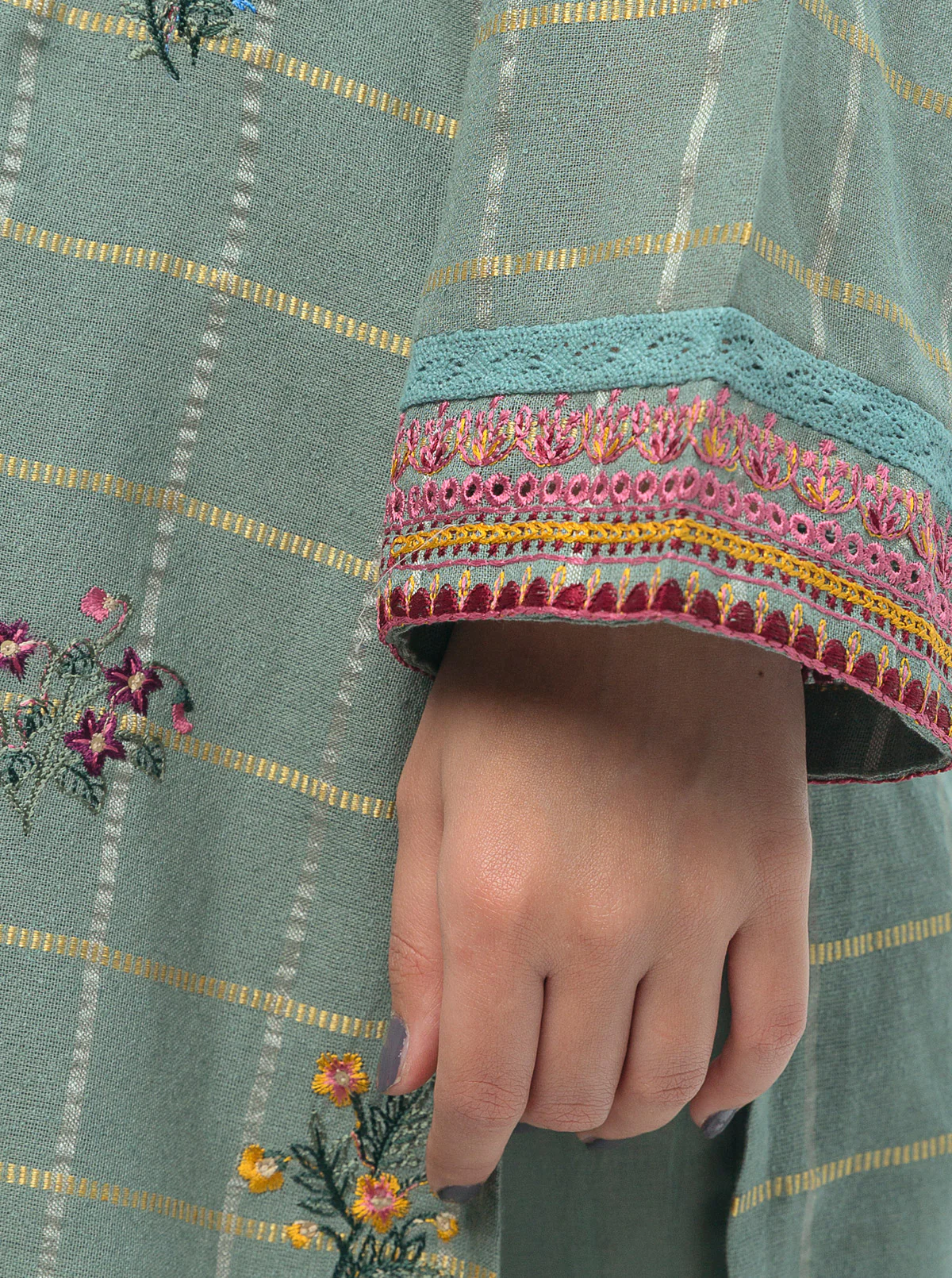 EMBROIDERED SHIRT WITH PANT - Image 3