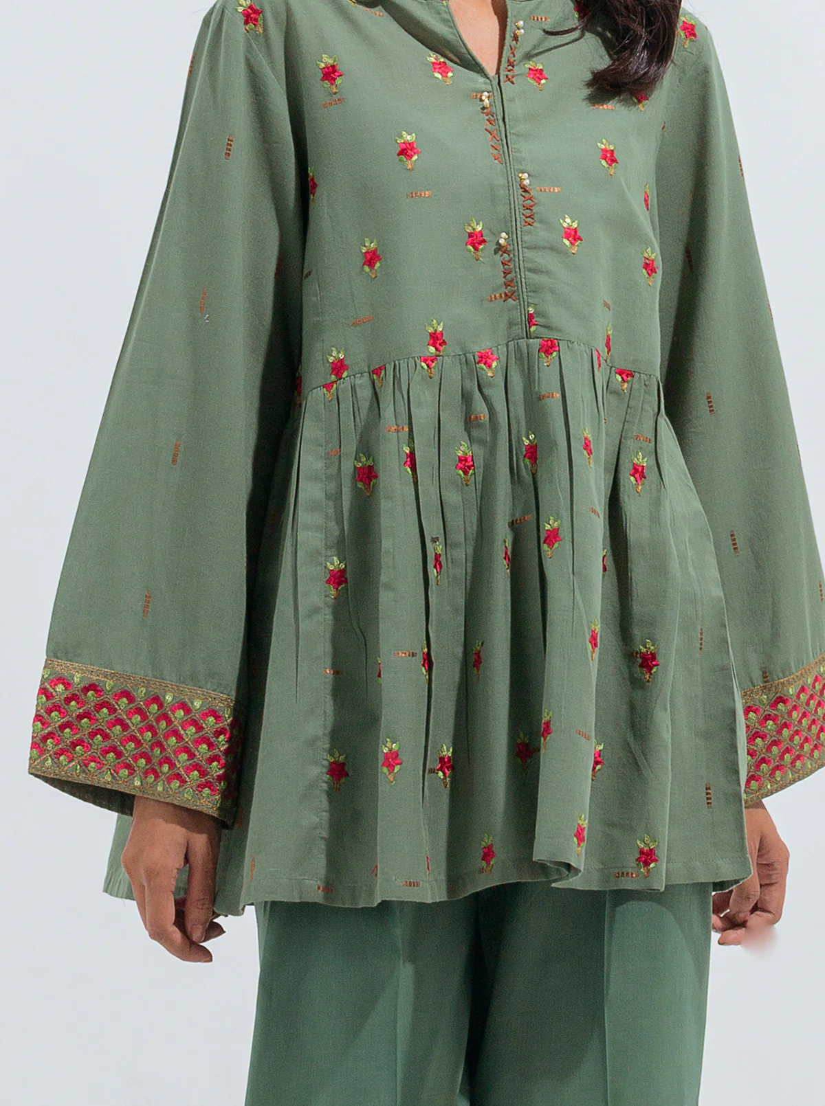 EMBROIDERED SHIRT WITH PANT - Image 2