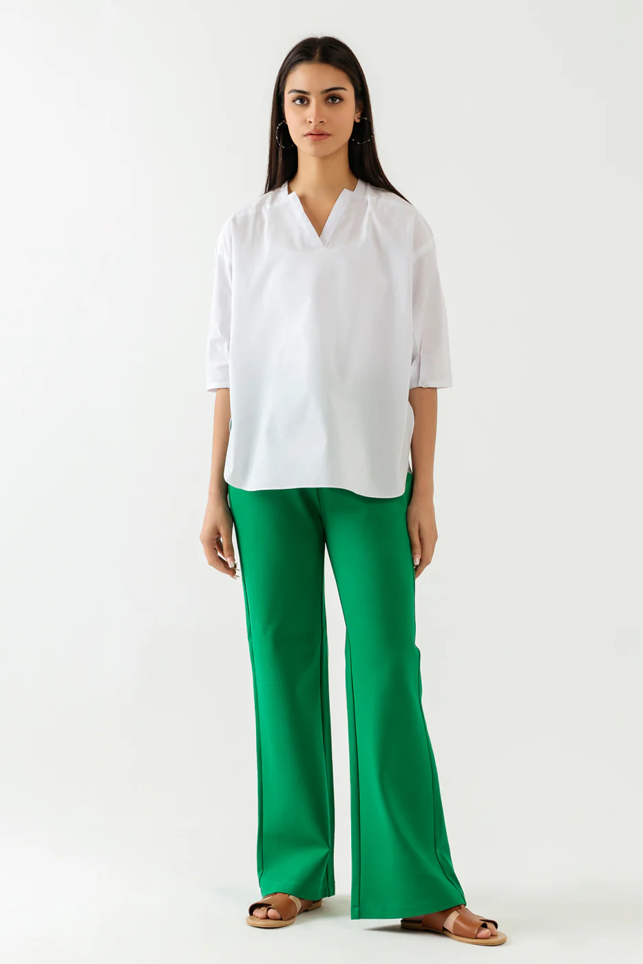 White Poplin Shirt - Image 2