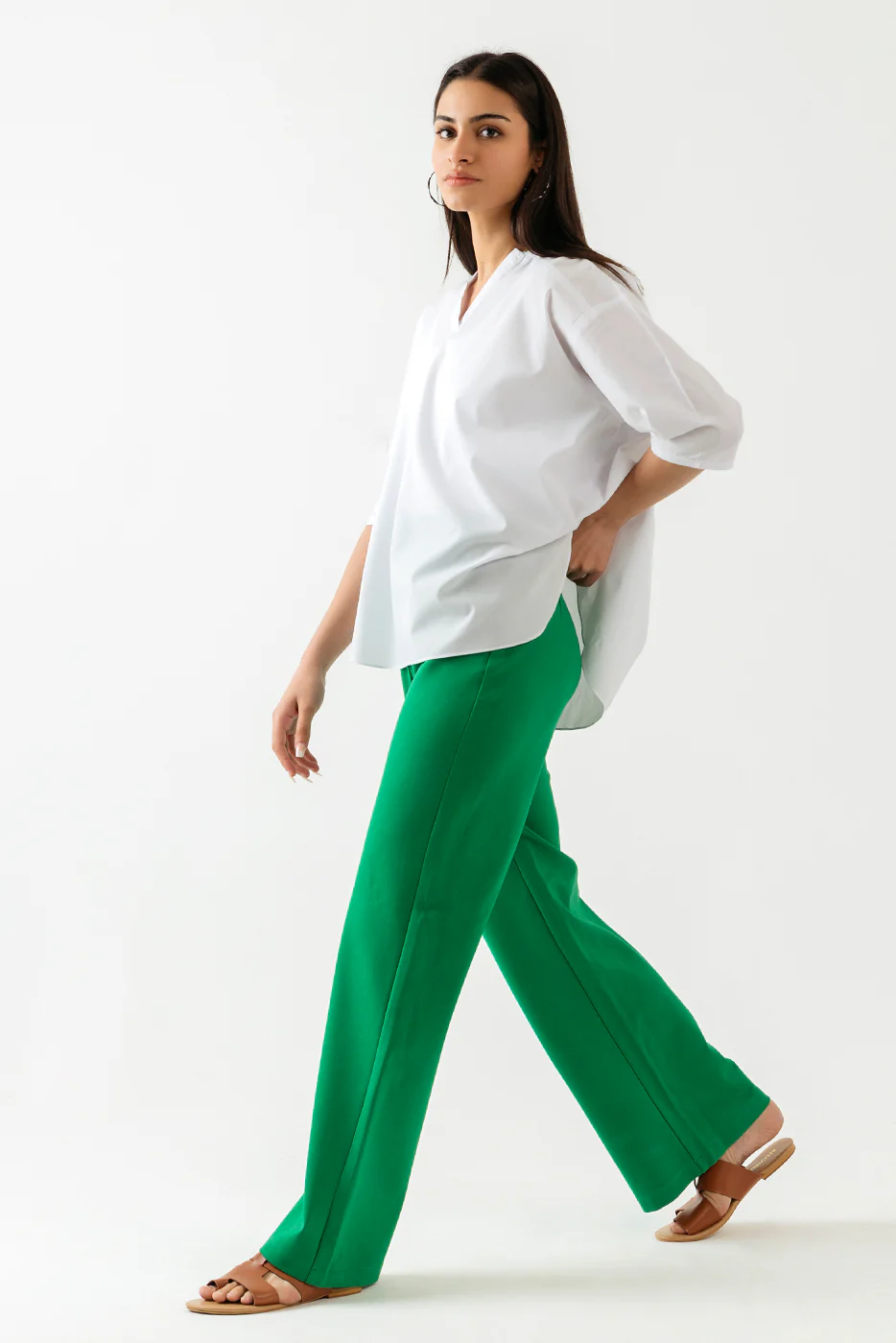 White Poplin Shirt - Image 3