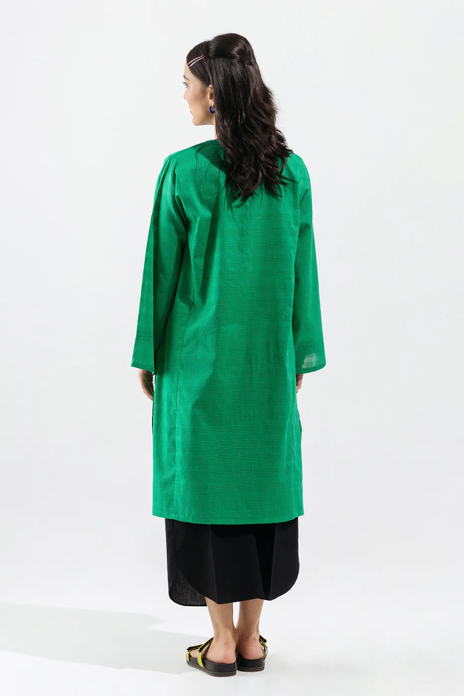 BASIC TEXTURED SHIRT (PRET) - Image 3