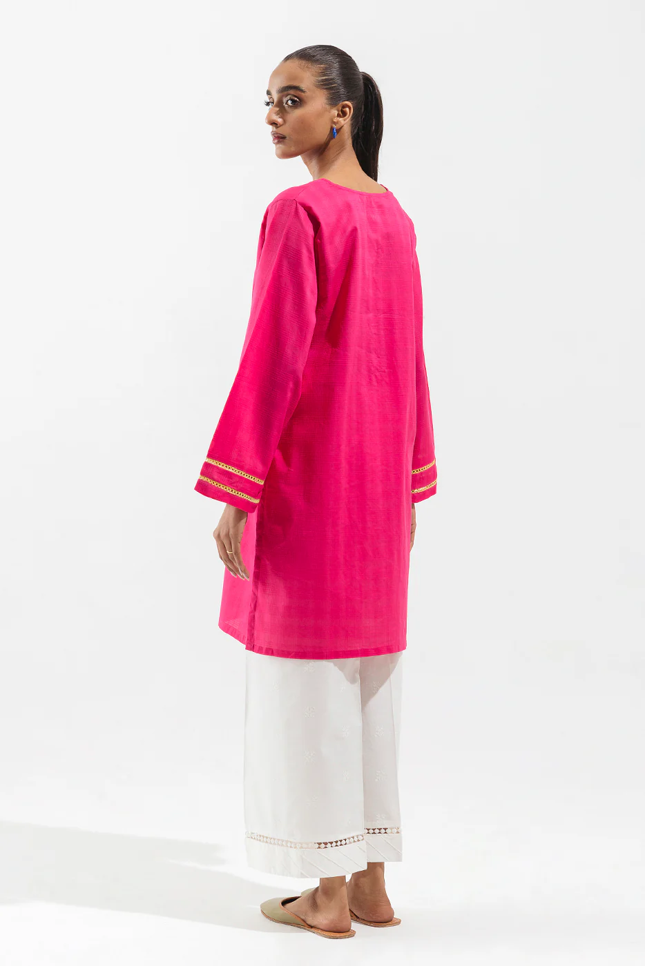 BASIC TEXTURED SHIRT (PRET) - Image 2