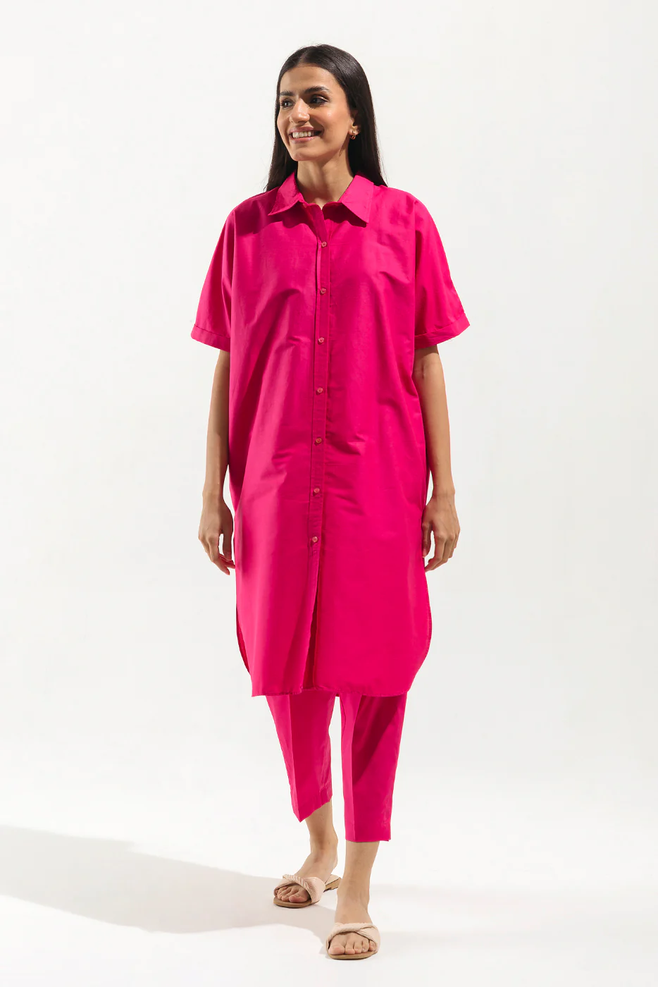 BASIC YARN DYED SHIRT (PRET) - Image 2