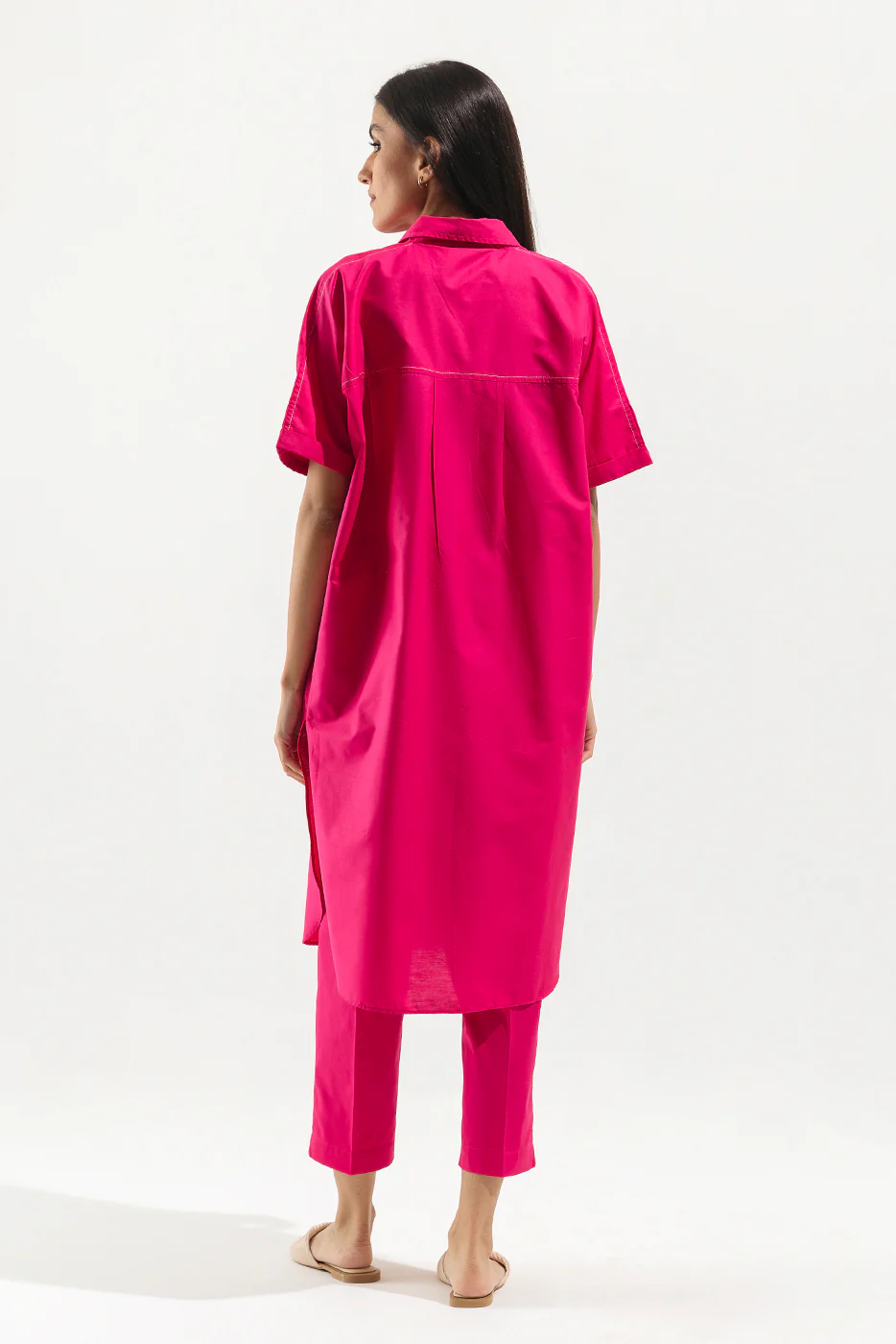 BASIC YARN DYED SHIRT (PRET) - Image 3