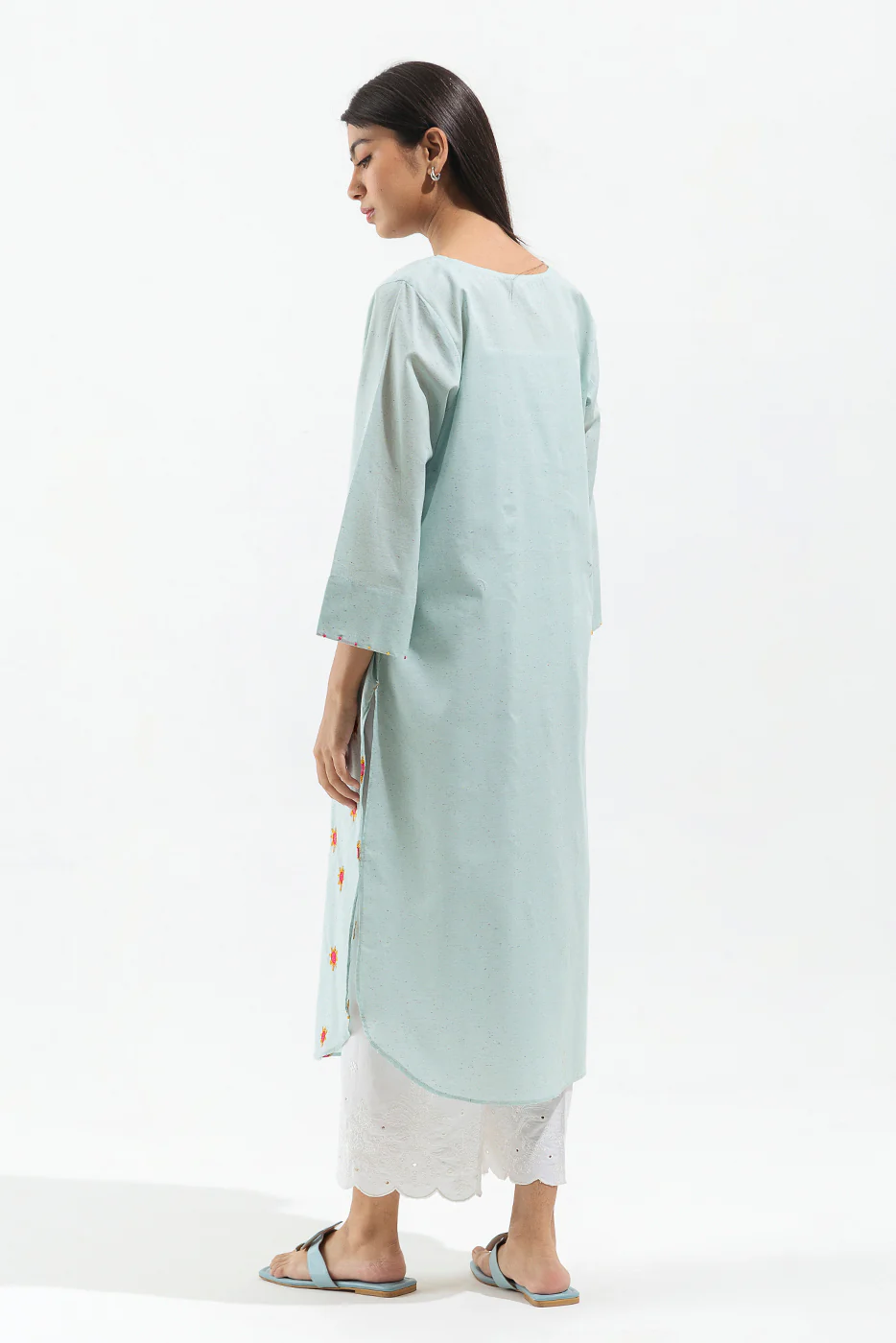 EMBROIDERED MULTI NEPS SHIRT (PRET) - Image 2