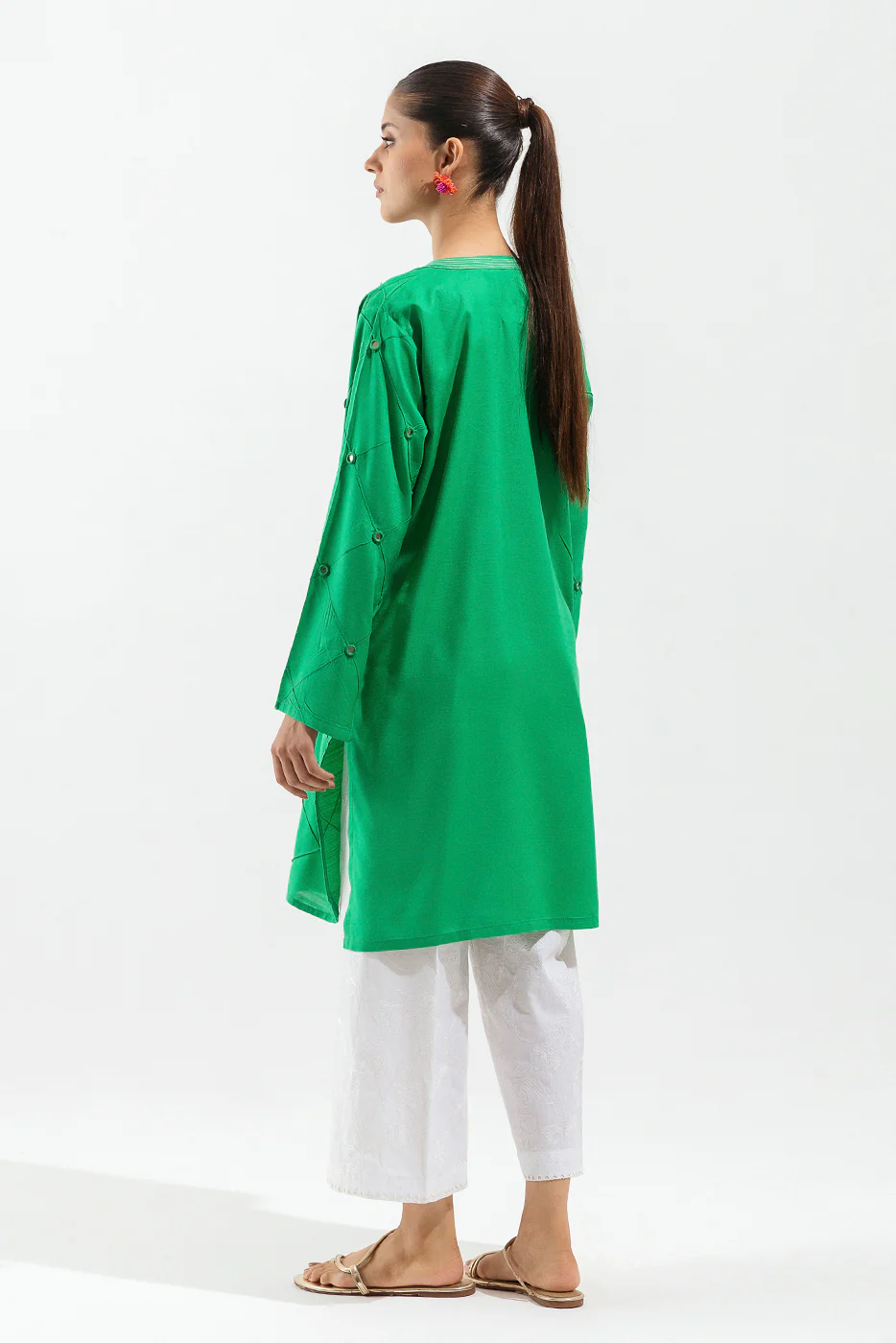 BASIC VISCOSE SHIRT (PRET) - Image 2