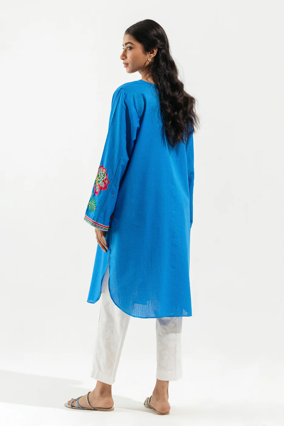 EMBROIDERED MULTI NEPS SHIRT (PRET) - Image 2