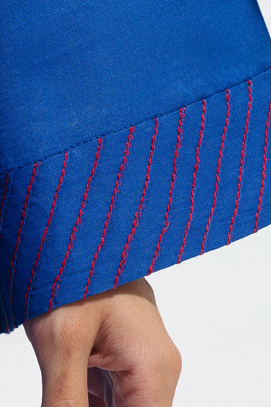 EMBROIDERED VISCOSE SHIRT (PRET) - Image 4